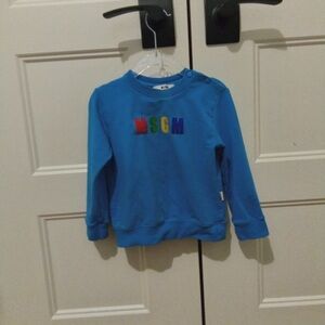 MSGM Kids Blue Sweatshirt
